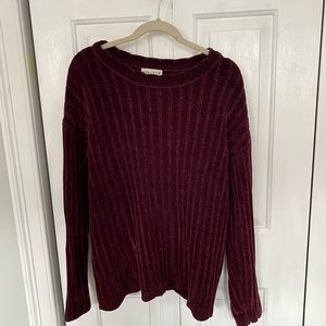 women’s purple sweater XXL